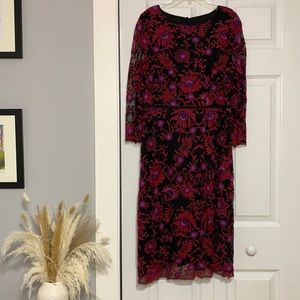 Adrianna Papel embroidery dress